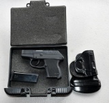 Kel-Tec P3AT .380 Automatic Pistol w/ Case & Tagua Leather Pocket Holster, Exc. Condition
