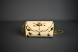 Small Hand Painted Metal Box Purse