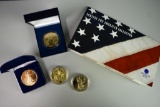 Lot of Fantasy / Replica Coins: 1933 $20 St. Gaudens, Marine Corps