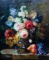 Kipling (XX-XXI) Floral & Fruit Still Life, Oil on Canvas, Signed Lower Left