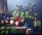 (XX-XXI) Fruit Still Life, Painting on Canvas, Unsigned