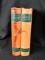 Leather Bound Swedish Vols. I & II of “Hur VI Erovrade Jorden” by J. G. Andersson, 1953