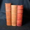 Three Old Leather Bound European Reference Works