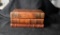 Three Leather Bound Volumes by Pugh, Shellabarger, Brinkley, 1940s-1950s