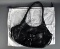 Cate Adair Black Mitra Handbag w/ Storage Bag