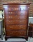 Virginia Galleries by Henkel Harris “New Market” Model 175 Solid Mahogany High Chest