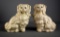 Pair of Vintage Staffordshire Ceramic Dogs