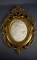 Neoclassical Alabaster Plaque in Gilt Frame