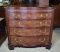 Henkel-Harris Chippendale Style No. 2436 Flamed Mahogany Bachelor Chest