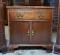 Chippendale Banded & Carved Mahogany  Nightstand by Baker Furniture