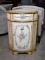 Contemporary Hand Painted Corner Cabinet by Oriental Treasures