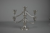 Rogers Weighted Sterling Silver Six Light Candelabra