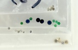 Lot of Melee Diamond, Sapphire & Emerald Loose Gemstones