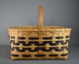 A. Frances Owens (American [No. Car.], XX-XXI) Large Split Oak Banded Basket