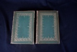 Vols. I & II of “The Poetical Works of John Milton” with Remarks by James Montgomery, 1843, Leather