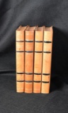 Leather Bound Swedish Editions of Four Classic Works