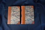 Leather Bound Swedish Ed. of  Vols. III & X of  Romain Rolland's  “Jean-Christophe”, 1922