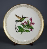 Boehm Hummingbird Plate Collection “Streamer-Tailed Hummingbird”, Ltd. Ed. w/ Original Box