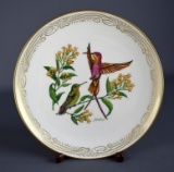 Boehm Hummingbird Plate Collection “Crimson Topaz”, Ltd. Ed. w/  Paperwork
