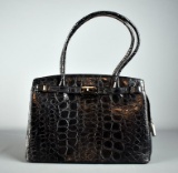 Stuart Weitzman Black Leather Handbag, Spain