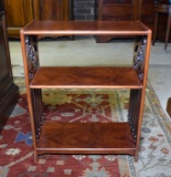 Antique Burl Fruitwood Book Stand
