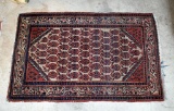 Vintage Persian Hamadan 2' 8” x 4' 2” Hand Knotted Rug