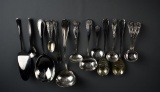 Lot of Miscellaneous Silver Plate or Stainless Flatware Pieces