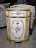 Contemporary Hand Painted Corner Cabinet by Oriental Treasures