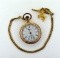 Antique J. A. Williams Boston (Waltham) Key Set Pocket Watch, Crescent Gold Filled Case