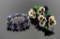 Lot of Hand Made Enameled Flower Jewelry
