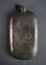 Antique Abercrombie & Fitch Co. Pewter Pocket Flask, England