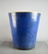 Old Blue Glazed Earthenware Outdoor Planter