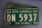 Lot of Two Sets of 1670-1970 Commemorative License Plates (4 Plates)