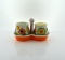 Contemporary Anthropologie Salt & Pepper Shaker Set w/ Holder