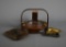 Lot of Antique Ashtrays & Matchbox Stand