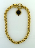 Heavy Costume Gold Choker Necklace