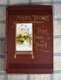 “Master Thoughts in Poem, Prose, & Pencil” by W. Harrison Starkey 1890