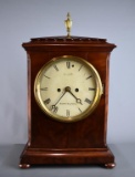 Antique Smith Worthington Mahogany Case Shelf Clock