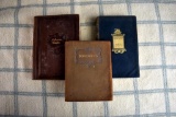 Lot of 3 Leather Bound Books: “Borrowings”, “Nostromo”, & “Alphonse Daudet”