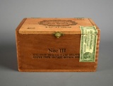 Old Hoyo De Monterrey de Jose Gener Excalbur No. III Wooden Cigar Box