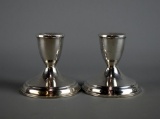 Duchin Weighted Sterling Silver Candle Holders