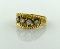 14K Yellow Gold and 0.56 Carat Diamond Ring, Size 8.25
