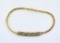 14K Yellow Gold & ~0.3 Carat Diamond 7.125” Bracelet
