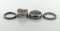 Lot of Four Rings: 3--Sterling Silver & 1—Titanium