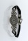 36 Diamond Studded (~1 Carat) 14K White Gold Ladies Geneve Quartz Watch