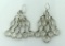 Pair of Rhinestone Dangle Earrings