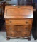 Attractive 20th C. Fruitwood Drop Front Secretary Desk
