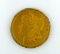 Gold Tone Resin Coated 1881S Morgan Silver Dollar with Plastic Case