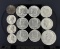 1978D Eisenhower Dollar, Eight US Half Dollars, Four US Quarters