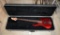 Red Yamaha N89 Double Cutaway Bass Guitar with Hard Case